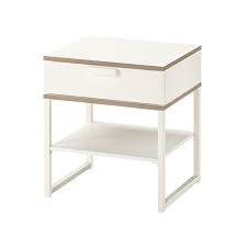 Shop online or in store! Trysil Bedside Table White Light Gray 302 360 25 Reviews Price Where To Buy