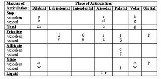 31 Disclosed Phonetic Placement Chart