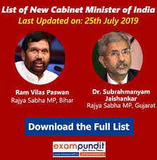 The cabinet of ministers and state ministers of the new government led by sri lanka podujana peramuna (slpp) were sworn in before president gotabaya rajapaksa. List Of New Cabinet Ministers Of India Exampundit In