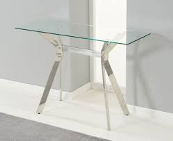 Small Glass Top Console Table