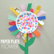 During quarantine, i spent on paper flower craft to come up with how to make paper flowers. Paper Plate Flower Fine Motor Craft Toddler Approved