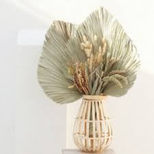 The trouble with dried flowers is that often they end up looking very dry. Natural Dried Flower Palm Fan Leaf Plant Diy Wall Hanging Wedding Party Diy New Ebay