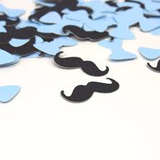 The guests will admire the little man's themed. Party Supplies 100 Mustache And Bow Tie Confetti Little Man Baby Shower Decor Boy Baby Shower Home Garden