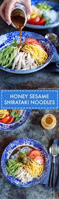 Honey Sesame Shirataki Noodles Just One Cookbook Recipe Food Shirataki Noodles Healthy Recipes