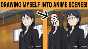 Kazumi drawing (persona 5 oc). Drawing Myself Into Three Anime Screen Captures Youtube