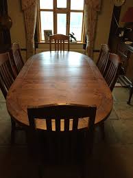 Grey marble effect 5 piece medium dining set with randall chairs. Empire Oval Extending Dining Table Tudor Oak Range Crown Oak Furniture Ltd
