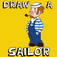 How To Draw Cartoon Sailors With Easy Step By Step Instructions - How To  Draw Step By Step Drawing Tutorials