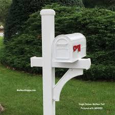 This post kit gets assembled over a pressure treated wood post (not included). 4850 Cast Aluminum Mailbox