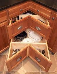 Maybe you would like to learn more about one of these? Corner Cabinet Solution Weird Yet Oddly Awesome Corner Drawers Home Kitchen Remodel Home Remodeling