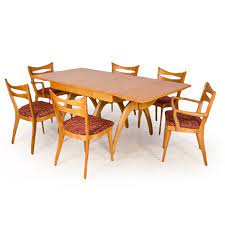 Heywood wakefield mid century modern dining table chairs. Heywood Wakefield Butterfly Drop Leaf Dining Table M197g