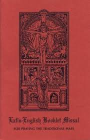Latin English Tridentine Booklet Missal Prayer Book Traditional Catholic Catholic Missal