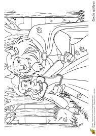 coloriage conte belle et la bete coloriage-arc-en-ciel-moulin-1