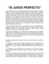 Diez años de un juego casi perfecto. El Juego Perfecto Ensayos Esme1608