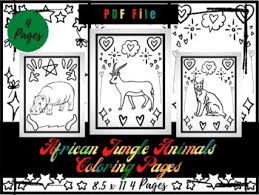 The african animals coloring page also available in pdf file that you can download for free. African Animals Colouring Pages Worksheets Teaching Resources Tpt
