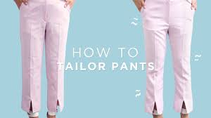 How much do pant alterations cost? this cost will depend on how. How To Tailor Pants Beginner Sewing Youtube
