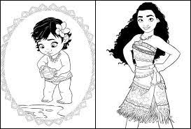 Princess moana portrait coloring page from moana category. Desenhos De Moana Para Pintar E Colorir Como Fazer Em Casa