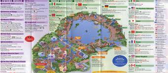 theme park brochures walt disney world epcot map 2008 theme park brochures