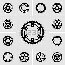 Set Of Sprocket Icons Bike Drawing Gear Tattoo Bicycle Tattoo