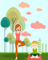 Download 23,000+ royalty free yoga cartoon vector images. Healthy Lifestyle Drawing Yoga Women Colored Cartoon Free Vector In Adobe Illustrator Ai Ai Format Encapsulated Postscript Eps Eps Format Format For Free Download 2 99mb