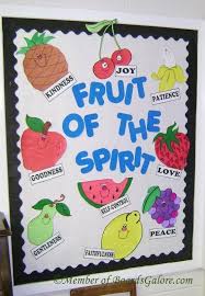 Fruits Of The Spirit Sunday School Decorations Sunday School Classroom Sunday School Crafts