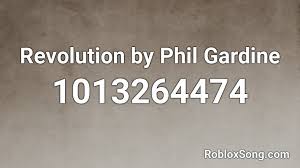 Use copy button to quickly get popular song codes. Revolution By Phil Gardine Roblox Id Roblox Music Codes