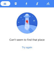If the proxy can't fetch the page, it can serve a custom not found page. Google Maps Error Page Error Page Map Google Maps