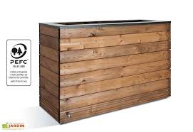 Bac A Fleurs Selekt 120x45x76 Bac A Fleurs Muret Bois Et Jardiniere En Bois