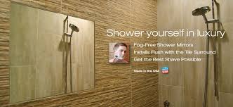 Shower Clearmirror Fog Free Shaving Mirror Fogless Shower Mirror Shower Mirror Warm Showers Glass Shower