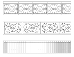 Feb 12, 2017 · bungalow architectural and interior layout plan dwg drawing file (2800 sq. Free Wrought Iron Railings 1 Free Autocad Blocks Drawings Download Center
