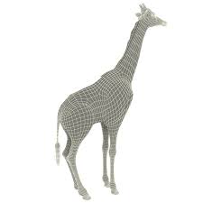 Giraffe Modelled 3d 3ds Giraffe Model 3ds