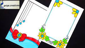 About 6 icons in 0.018 seconds. Simple Border Designs For Assignments Assignment Design For Front Page Easy Border Designs Flowers Youtube