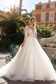 Browse gorgeous and affordable ball gown wedding dresses at milanoo. 3 4 Sleeve Lace Ball Gown Wedding Dress Kleinfeld Bridal