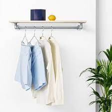 5 fix the hanger to the roof. Rackbuddy Clothes Racks Modern Industrial Clothing Racks Rackbuddy Com