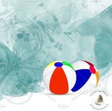 Beach Ball Mockup Beach Ball Abstract Artwork Mockup