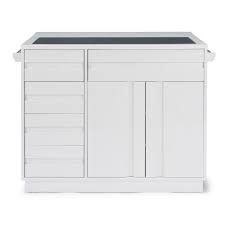 Kitchen islands and carts offer effortless style as well as added prep space and hidden storage. Homestyles Linear White Kitchen Island With 2 Bar Stools And Drop Leaf 8000 948 The Home Depot White Kitchen Island White Kitchen Home Depot Kitchen