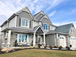 Solid color stains & sealers; James Hardie On Twitter This Beautiful Home Uses A Timeless Gray Color Palette Featuring Aged Pewter Hardieshingle Siding And Pearl Gray Hardiepanel Vertical Siding In A Board And Batten Look Explore The