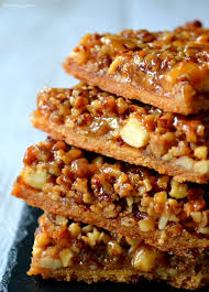 Pourquoi Je Grossis Carres Aux Amandes Noix De Pecan Miel Recette Tarte Aux Noix Recettes De Cuisine Recette
