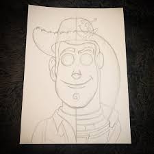 Work In Progress On Woody And Buzz Artwork Buzzlightyear Woody Buzzandwoody Toystory Art Artist Pixar Character Design Disney Paintings Disney Drawings