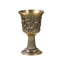 Amazon.Com | Replicartz Brass Chalice Goblet Of King Arthur, Vintage Wine  Goblet - Medieval Decor Gothic Chalice Cup, 210 Ml (Rose) Pack Of 1: Goblets  & Chalices