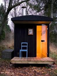 A Tiny House In Finland Outdoor Sauna Mobile Sauna Sauna Design