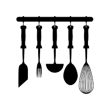 9 free fork and spoon clipart. 94e01c3dee03eda620c613dfcdbf3a23 A Z Kitchen Utensils 2016 Kitchen Utensils Clipart Black And White 1200 1200 Jpe Kitchen Kitchen Utensil Holder Kitchen Design