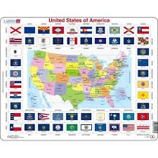 Maybe you would like to learn more about one of these? Springbok Larsen United States Of America State Flags Educational Children S Jigsaw Puzzle 70pc Target