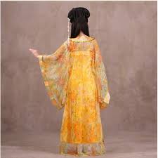 Red yellow blue Children Chinese Traditional Costume Girl Princess ...