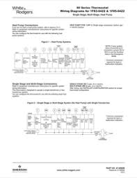 Thermostat installation & wiring diagrams. White Rodgers 1f83 0422 Emerson Blue 4 Thermostat Wiring Diagram Free Pdf Download 4 Pages