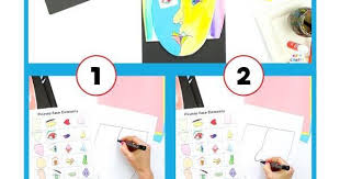 Students also drew the features in the style of picasso. Picasso Faces Easy Art For Kids