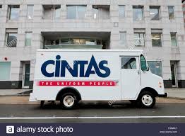 Cintas Uniform Service Truck Usa Stock Photo Alamy