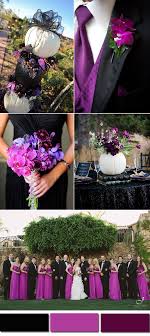Five Awesome Fall Wedding Colors In Shades Of Black Wedding Color Trends Wedding Colors Fall Wedding Colors Purple