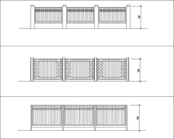 There are 5 different designs,…. Iron Railing Design Autocad Blocks Collections All Kinds Of Forged Iron Gate Cad Blocks Free Cad Download Center