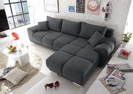 Kivik 3er sofa hillared anthrazit ikea deutschland. Ecksofa Couch Schlafcouch Schlafsofa Funktionssofa Ausziehbar Anthrazit 289 Cm Ebay
