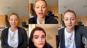 Lili reinhart shed her extra layers for an intimate new. Lili Reinhart Instagram Live Stream 5 April 2020 Ig Live S Tv